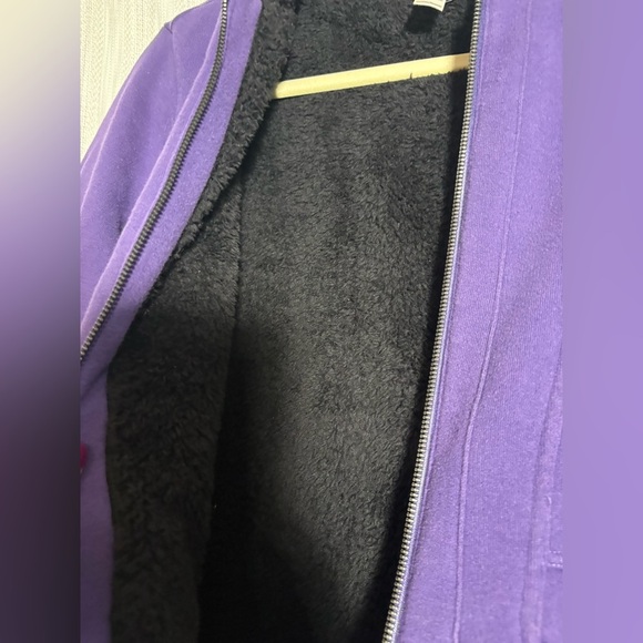 Lucy Vibrant Purple Hoodie with Orange Tag size Medium - Picture 3 of 4